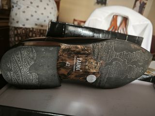 Zapato fiesta negro talla 42