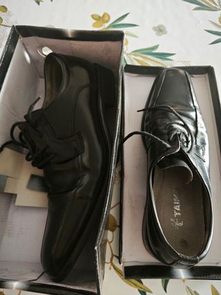 Zapato fiesta negro talla 42