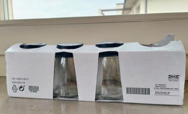 Set 3 barattoli spezie IKEA