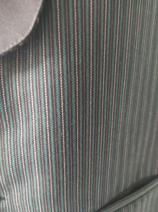 Chaleco Monza rayas finas - Negro/Verde.T54.