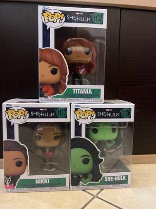 Funko Pop! She-Hulk: 3 personaggi