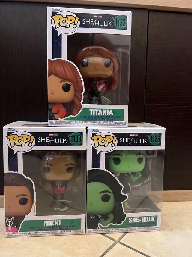Funko Pop! She-Hulk: 3 personaggi