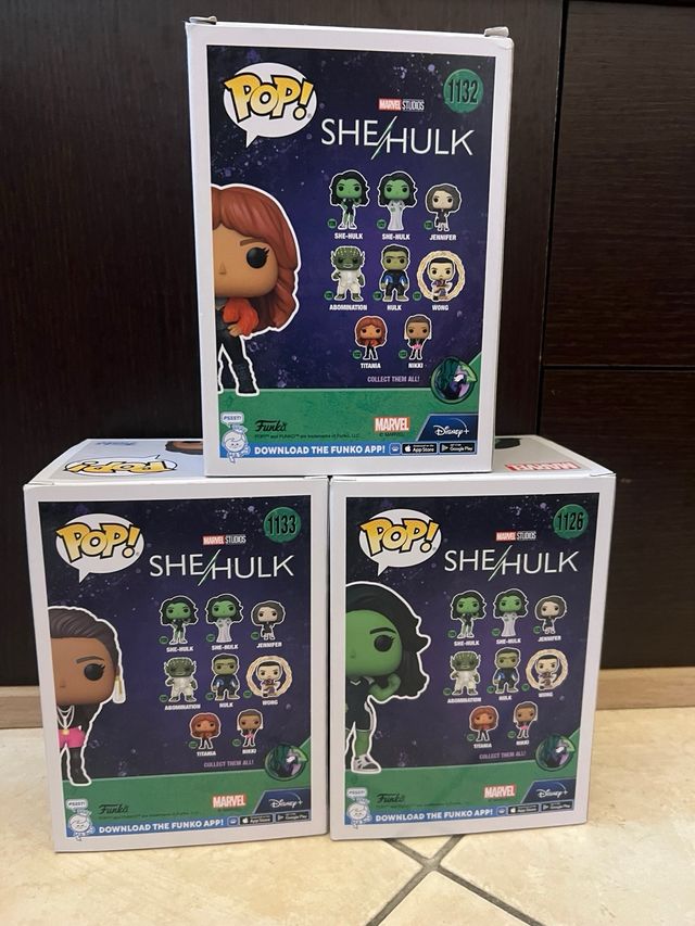 Funko Pop! She-Hulk: 3 personaggi