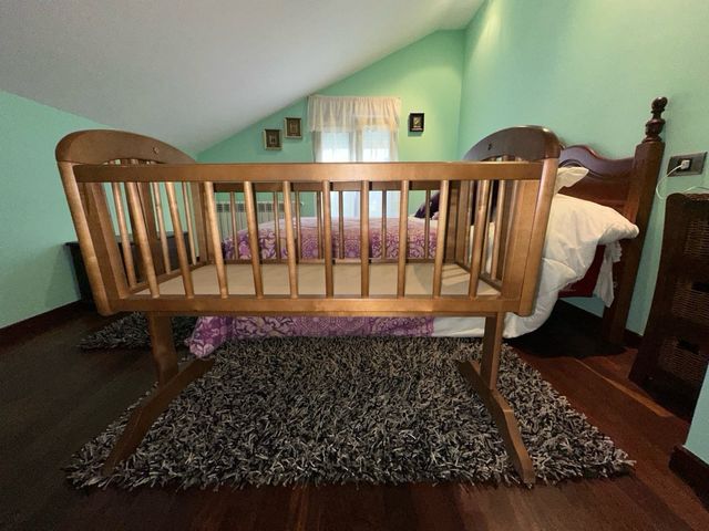 Cuna bebé madera - balancín