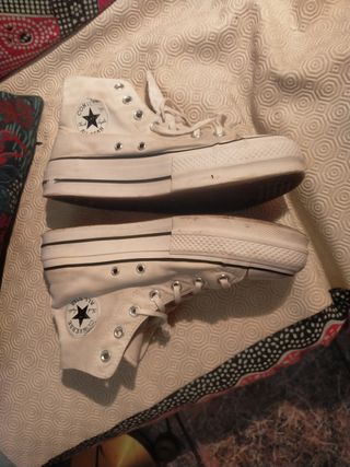 Converse blancas mujer - talla 40