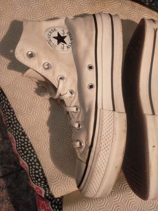 Converse blancas mujer - talla 40