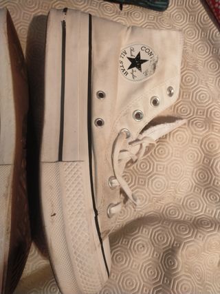 Converse blancas mujer - talla 40