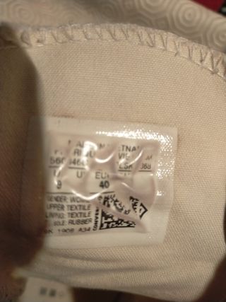 Converse blancas mujer - talla 40