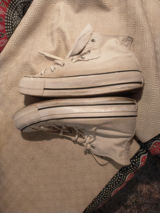 Converse blancas mujer - talla 40