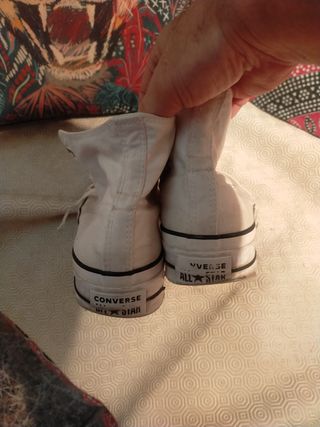 Converse blancas mujer - talla 40