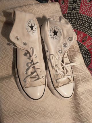 Converse blancas mujer - talla 40