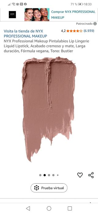 NYX Lip Lingerie Pintalabios Bustier