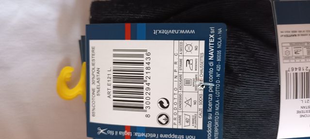 6 Calze Lunghe NAVIGARE Uomo Nere