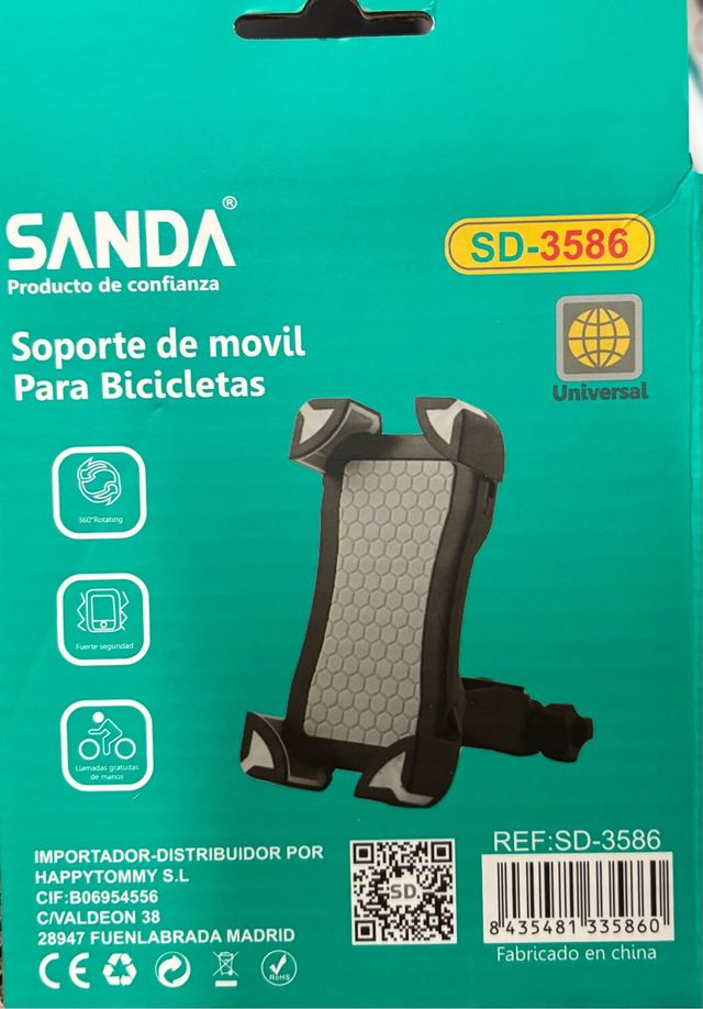 Soporte móvil bici SANDA SD-3586