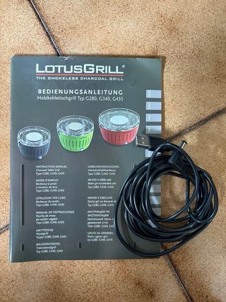 LotusGrill XL: Barbecue portatile