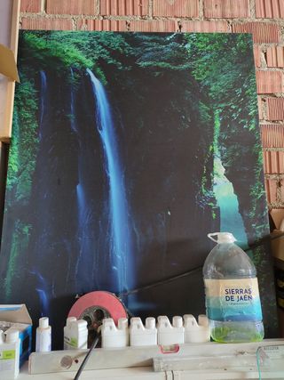 Cuadro cascada - Impresión sobre papel