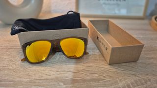 Hawkers - Gafas sol unisex marrón dorado