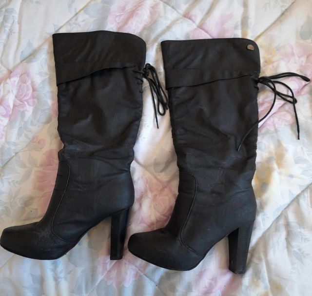 Botas Mustang mujer negras 37