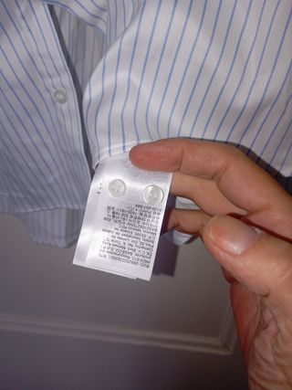 Camisa Calvin Klein L riscas azuis