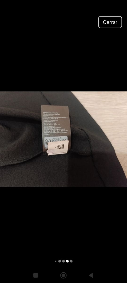 Vestido asimétrico negro