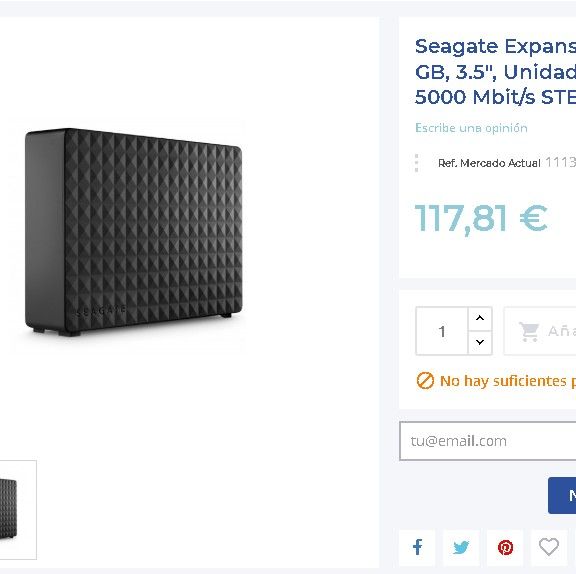 Seagate Expansion 3 TB HDD Disco Duro Externo