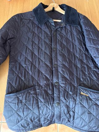 Chaqueta Barbour negra unisex talla XS