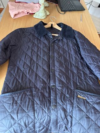 Chaqueta Barbour negra unisex talla XS