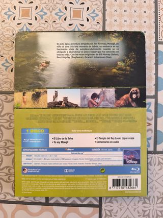Bluray El Libro de la Selva en caja metálica