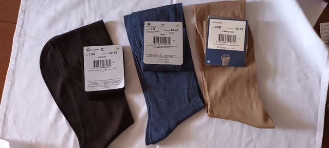 Calze Caledonia uomo: 3 paia