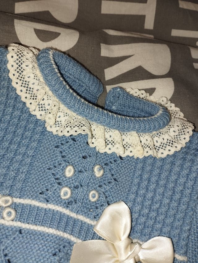 Conjunto punto bebé 3 meses