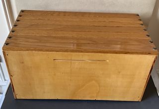 Portapane in legno vintage