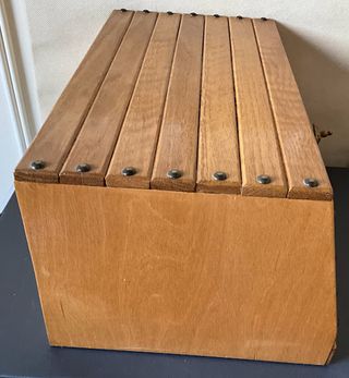 Portapane in legno vintage
