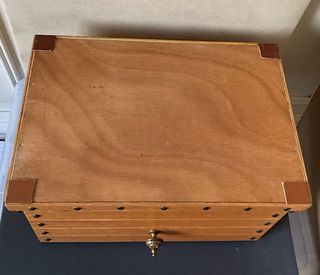 Portapane in legno vintage