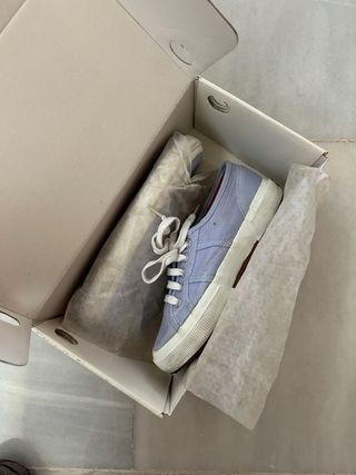 Zapatillas Superga Vichy azules