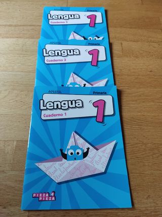 Cuadernos Lengua 1° Pieza a pieza.Anaya