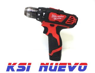 TALADRO PERCUTOR MILWAUKEE M12 BPD 2 BATERIA 71835