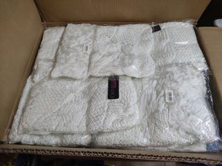 52 Ponchos infantiles nuevos blanco, azul, beige..