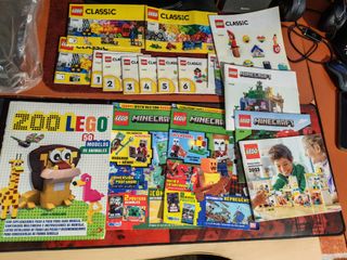 Lego: Libro Zoo Lego + 17 Libritos Instrucciones