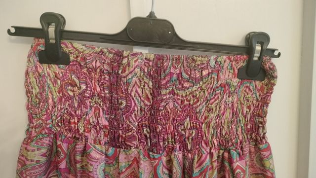 Pantaloni larghi floreali