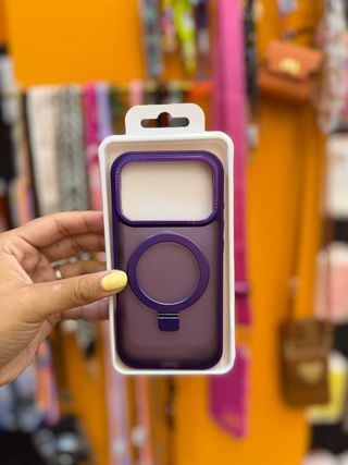 Funda Carcasa Apple iPhone 17 Pro Violeta Con Aro