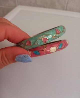 Braccialetti vintage smaltati