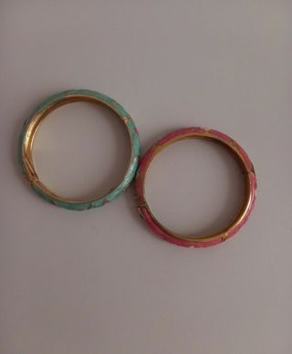 Braccialetti vintage smaltati