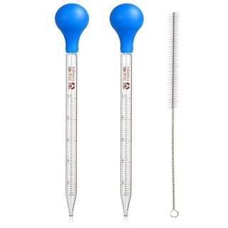 Pipetas graduadas de cristal (2 ud.)