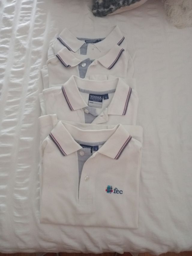 3 Polos Winner College - Talla 6