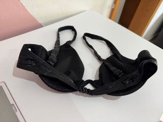 Bañador negro efecto piel serpiente