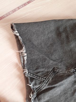 Minifalda gris Bershka 