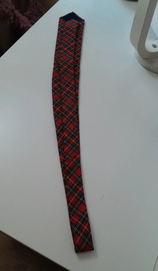 Corbata Escocesa Roja y Verde