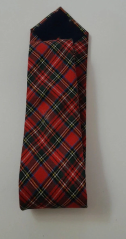 Corbata Escocesa Roja y Verde