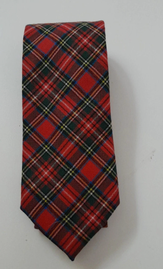 Corbata Escocesa Roja y Verde