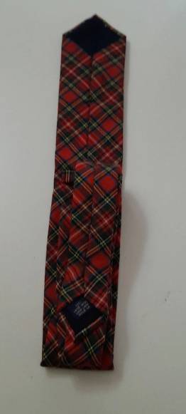 Corbata Escocesa Roja y Verde